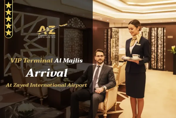 VIP Terminal – Diamond Lounge - Arrival At Zayed International Airport ...