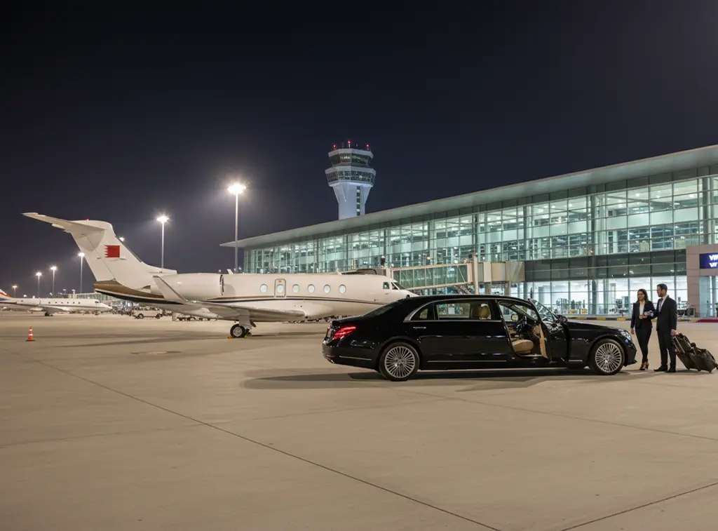 Exclusive VIP Travel at Bahrain Airport: Private Jet, Chauffeur, Fast Track & VIP Terminal Access