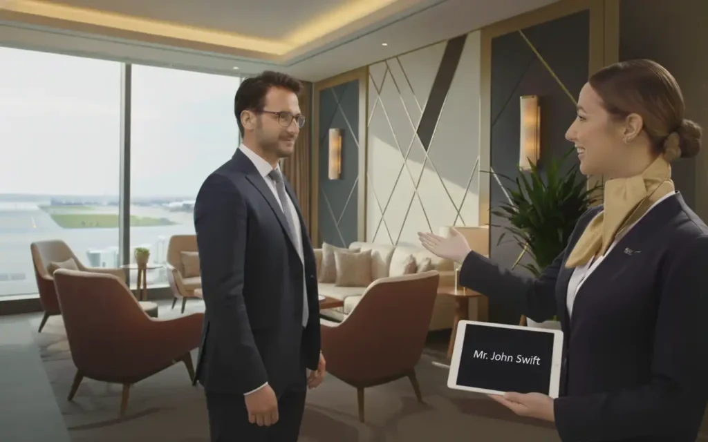 VIP Airport Assistance at AUH – Premium Meet & Greet, Fast Track, Skip-the-Line Immigration & Exclusive VIP Terminal Diamond Lounge. خدمة المساعدة لكبار الشخصيات في مطار أبوظبي الدولي