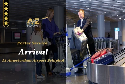 Porter Service - Arrival At Amesterdam Airport Schiphol
