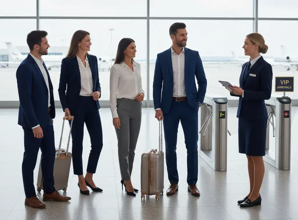 كيفية تنظيم خدمة المساعدة في المطار للمجموعات والفعاليات