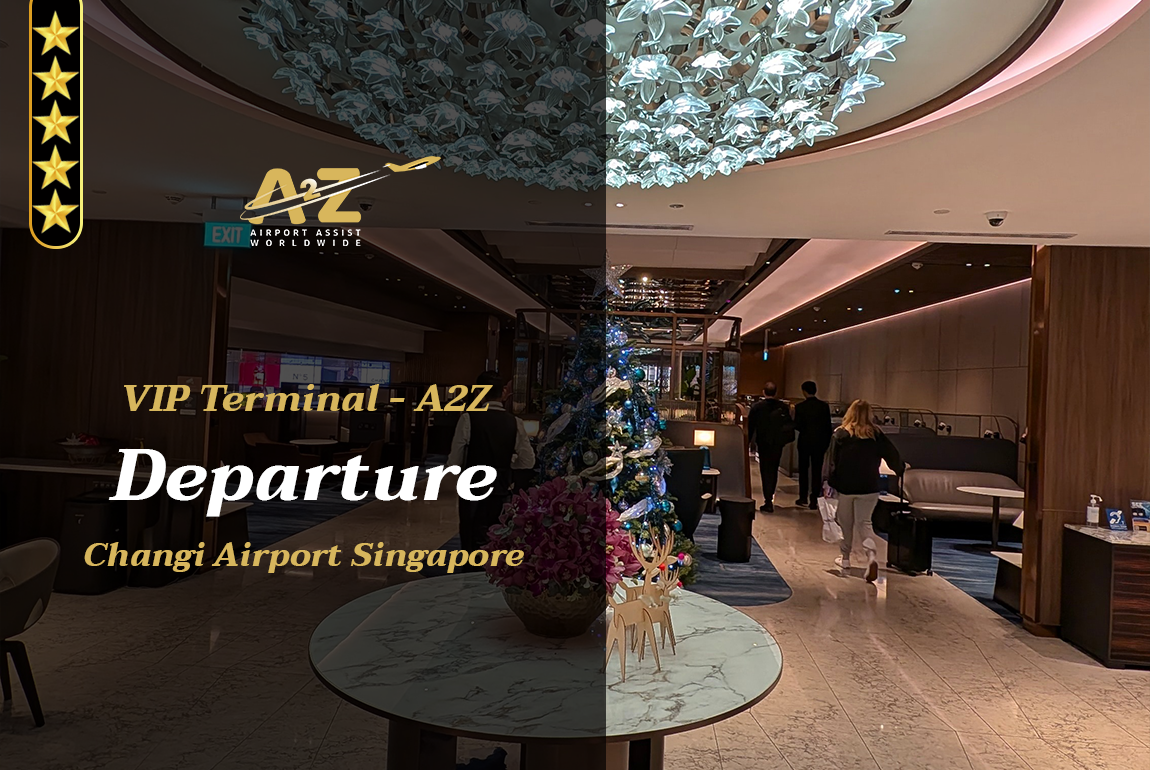 VIP Terminal - A2Z Departure At Changi Airport, Singapore