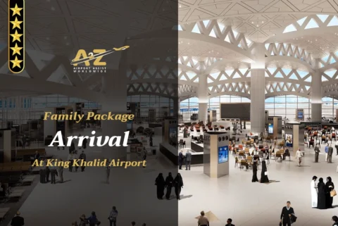 Family Package arrival at King Khalid International Airport