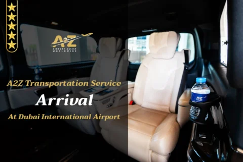 A2Z Transportation Service Arrival at Dubai Airport DXB