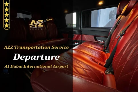 A2Z Transportation Service Departure at Dubai Airport DXB