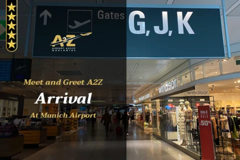 Meet and Greet A2Z Arrival at Munich Airport MUC