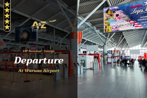 VIP Terminal - Lounge Departure at Warsaw Chopin Airport WAW